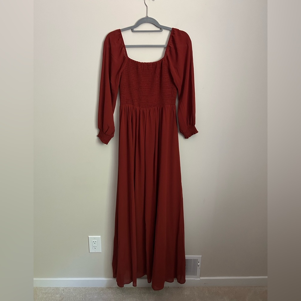 Baltic Born Giselle Maxi Dress in Rust Size Large - Picture 10 of 10